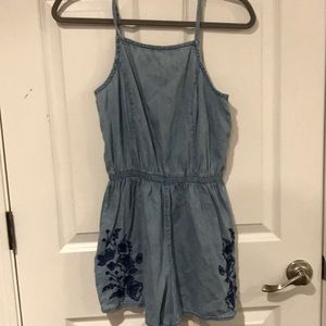 Denim Romper